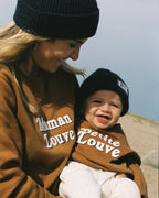 Le Sweat Maman Louve En Coton Bio - Caramel