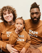 Le Sweat Maman Ourse En Coton Bio - Caramel