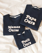 Le sweat Maman ourse en coton bio - charbon Sweatshirts CRS