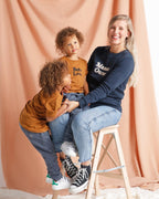 Le sweat Maman ourse en coton bio - charbon Sweatshirts CRS