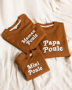 Le Sweat Maman Poule En Coton Bio - Caramel