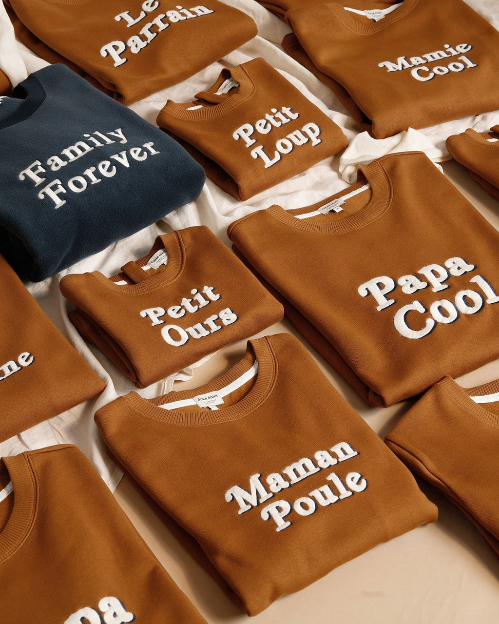 Le Sweat Maman Poule En Coton Bio - Caramel