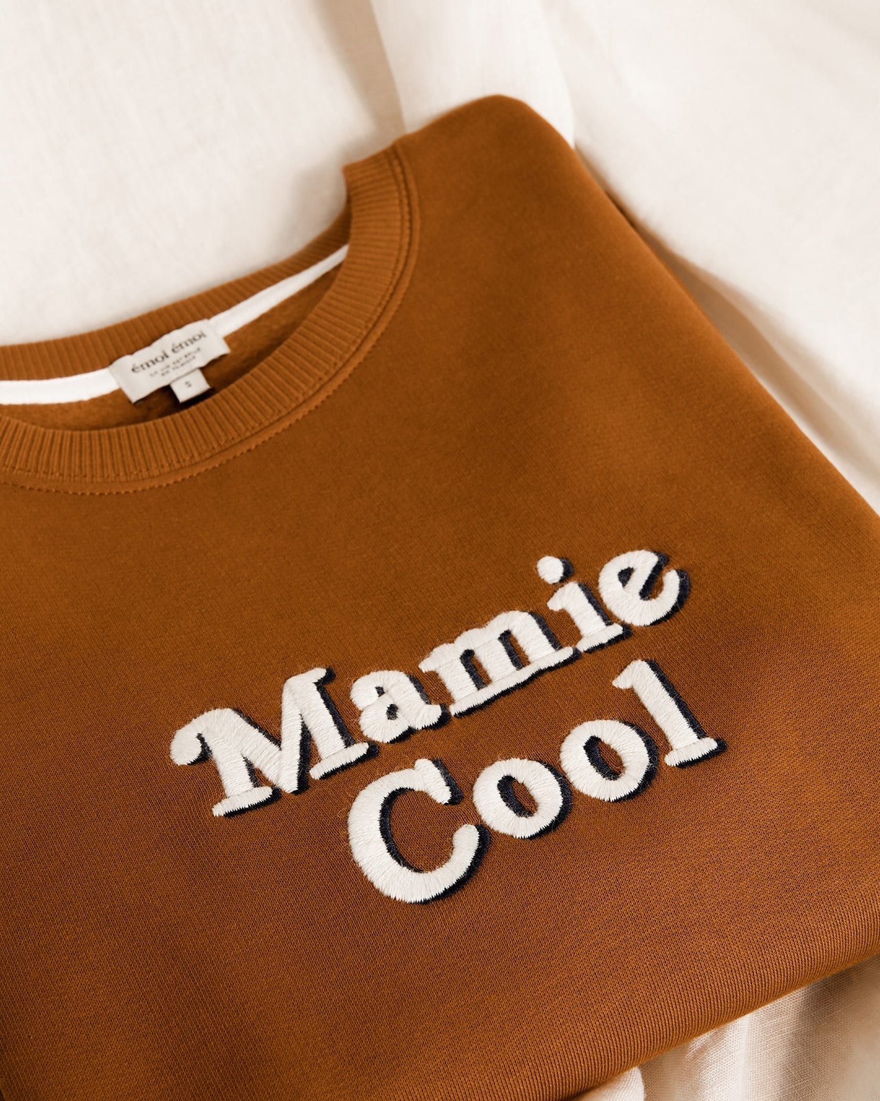 Le Sweat Mamie Cool En Coton Bio - Caramel