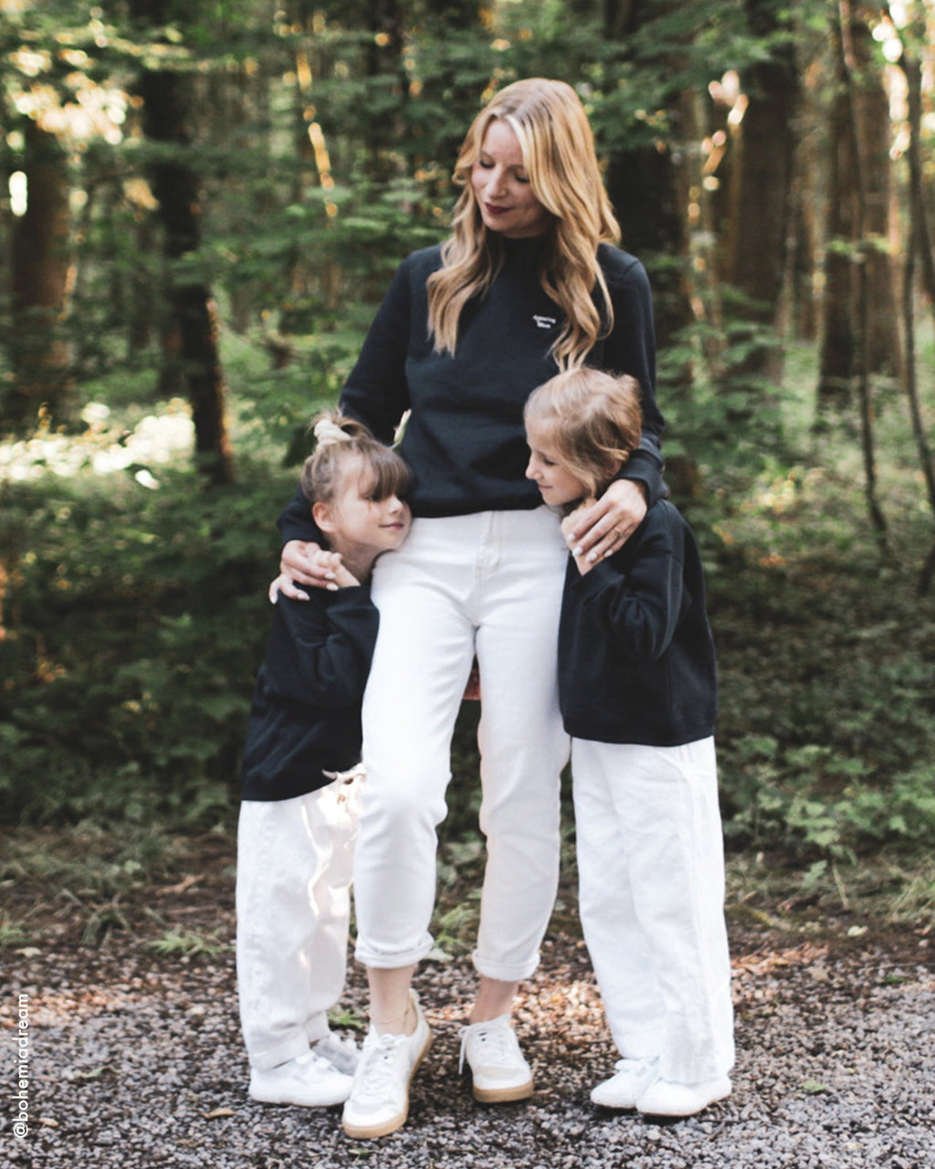 Le Sweat Mini Patch Amazing Mum En Coton Bio - Charbon