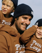 Le Sweat Papa Loup En Coton Bio - Caramel