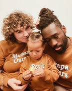 Le Sweat Papa Ours En Coton Bio - Caramel