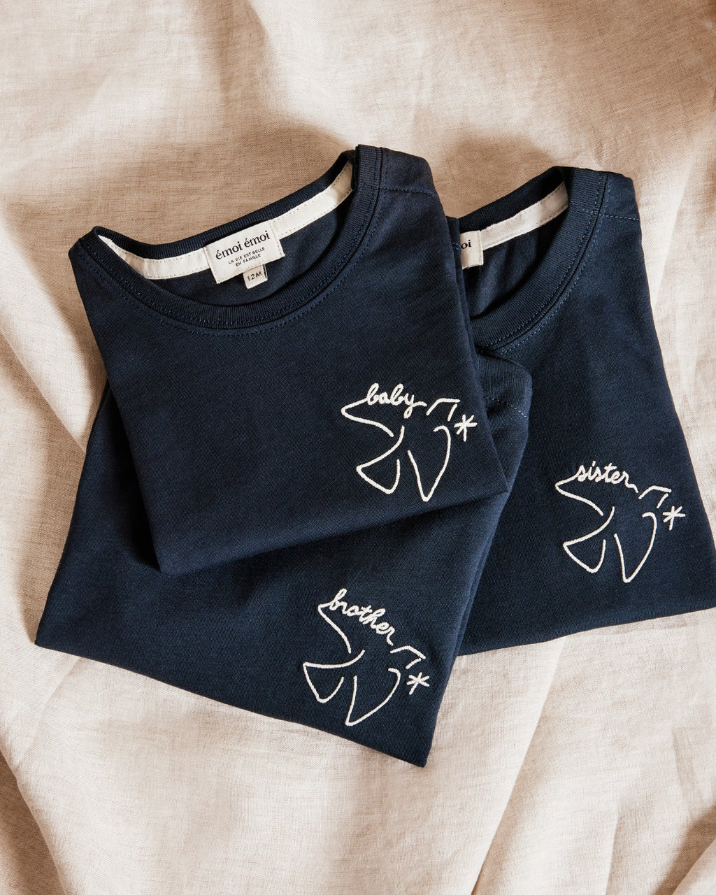 T-Shirt Jeannot - Brother Bird - Charbon - Enfant