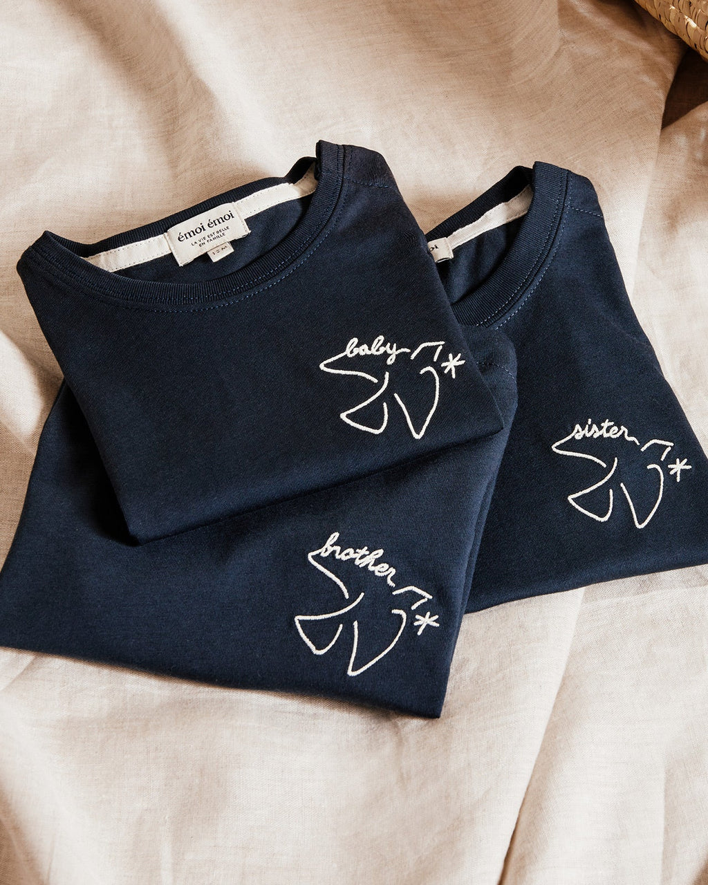 T-Shirt Jeannot - Sister Bird - Charbon - Enfant