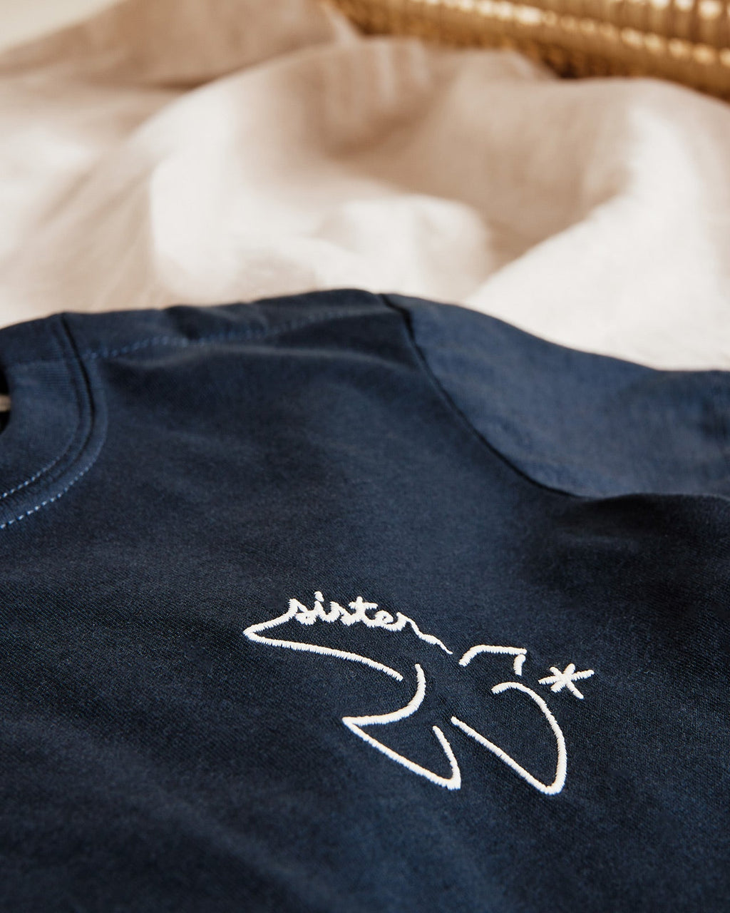 T-Shirt Jeannot - Sister Bird - Charbon - Enfant