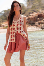 LÉANDRO Terracotta - Short Lin