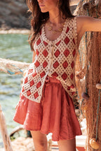 LÉANDRO Terracotta - Short Lin