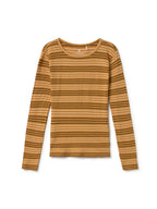 Top Leeve - Rayures Moutarde - Femme