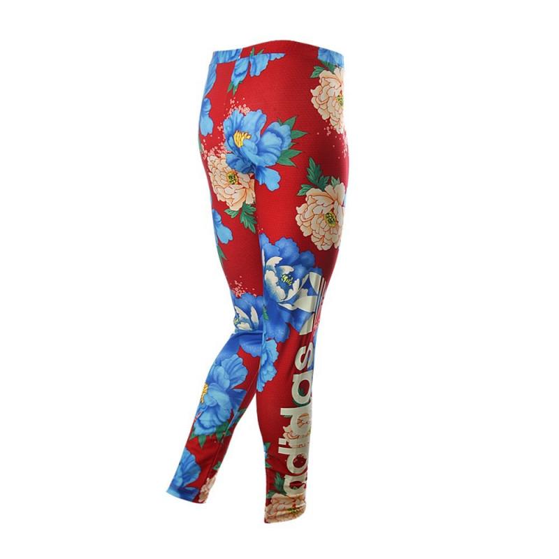 Legging Adidas Originals Chita Linear - Rouge - Femme VETEMENT Adidas