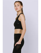 Legging Sport Femme Avec Poche noir