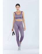 Legging Sport Femme Gainant violet
