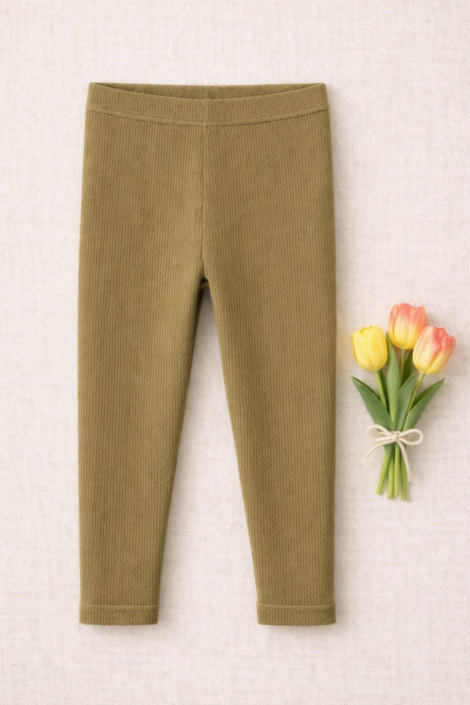 Legging Lili Olive - Enfant Fille
