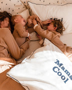 L'Ensemble De Pyjama Mini Cool En Coton Bio Nid D'Abeille - Praliné