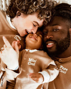 L'Ensemble De Pyjama Mini Cool En Coton Bio Nid D'Abeille - Praliné
