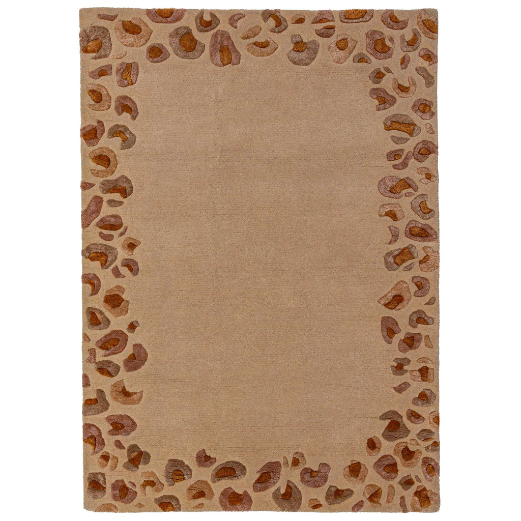 Leopard Frame - Tapis En Laine