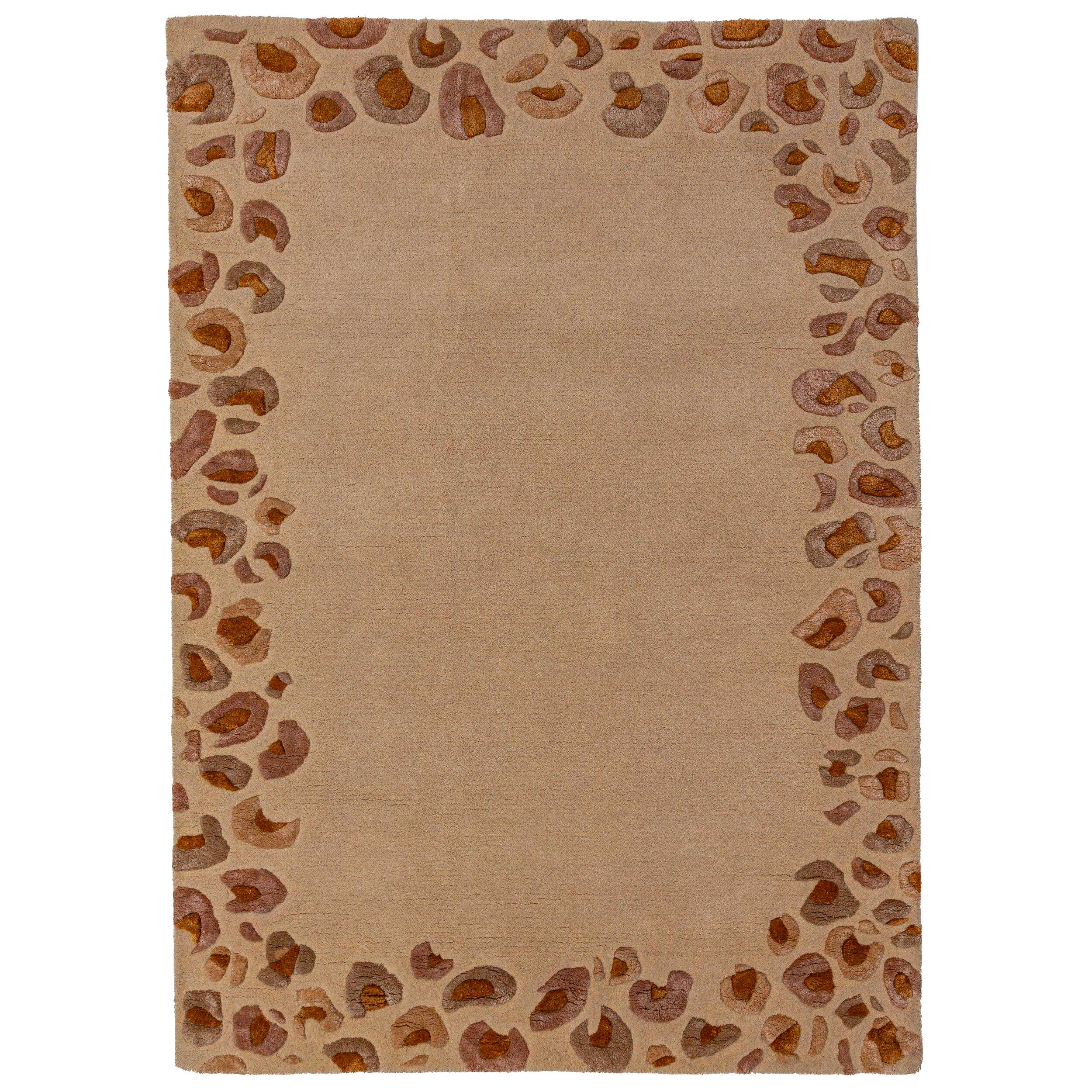 Leopard Frame - Tapis En Laine