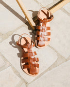 Les Sandales Mathis Femme En Cuir Naturel - Théluto X Émoi Émoi