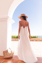 LILAO Blanche - Robe Longue