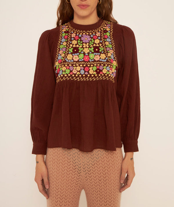 Blouse Line - Brown