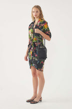 Robe Portefeuille Lisa - Noir