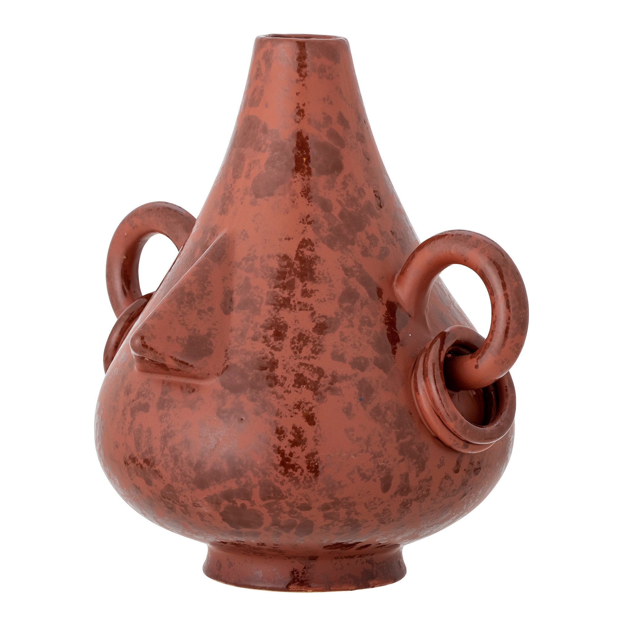 Tarun - Vase Déco - Marron - Grès