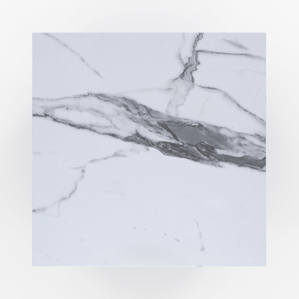 lison table d appoint en marbre blanc carre