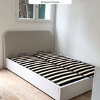 lit 2 tilly tissu beige 140 x 190 cm