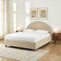 Taijo - Lit - Velours - Beige Sable