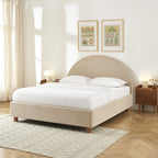 Taijo - Lit - Velours - Beige Sable