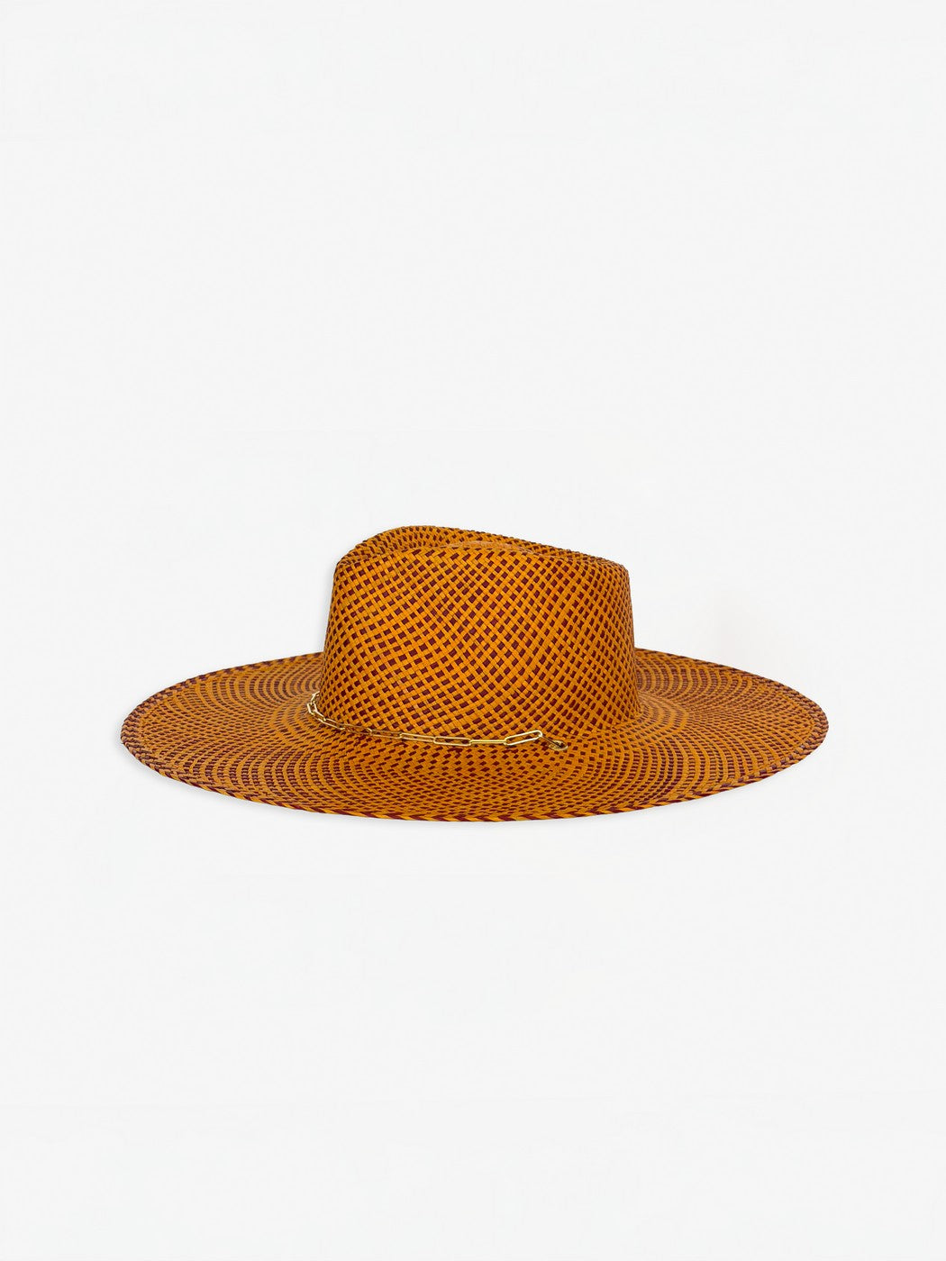 Chapeau Paille Livy Jr - Apricot Burgundy