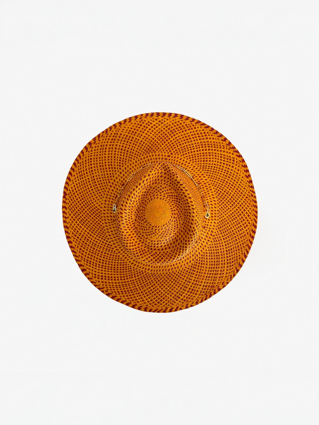Chapeau Paille Livy Jr - Apricot Burgundy