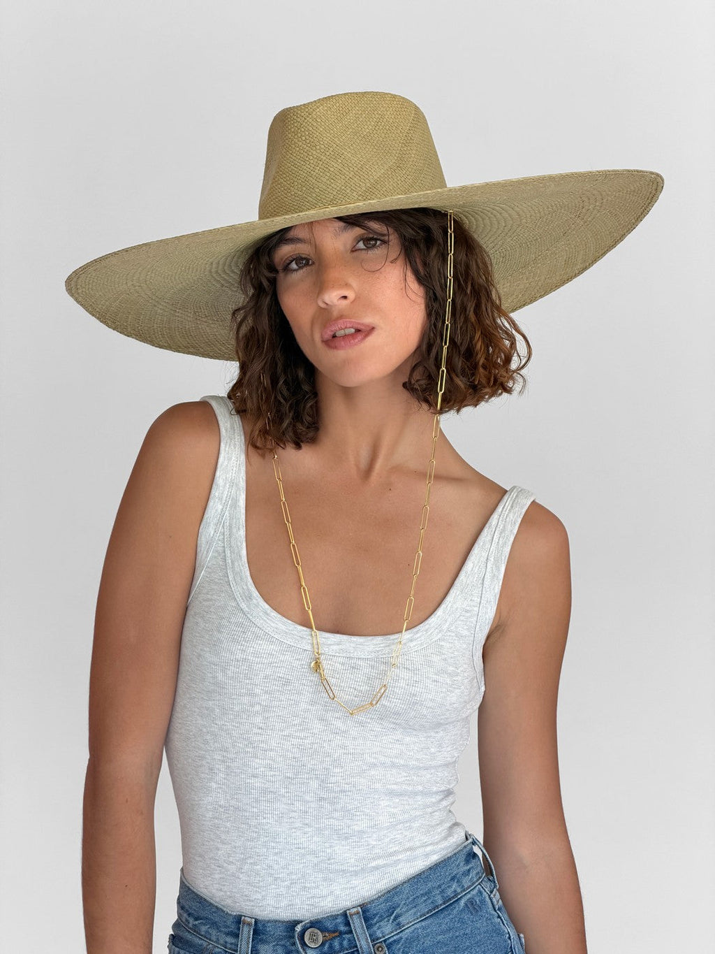 Chapeau Paille Livy Xl - Sage
