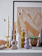 Jamey - Bougeoir - Marron - Verre
