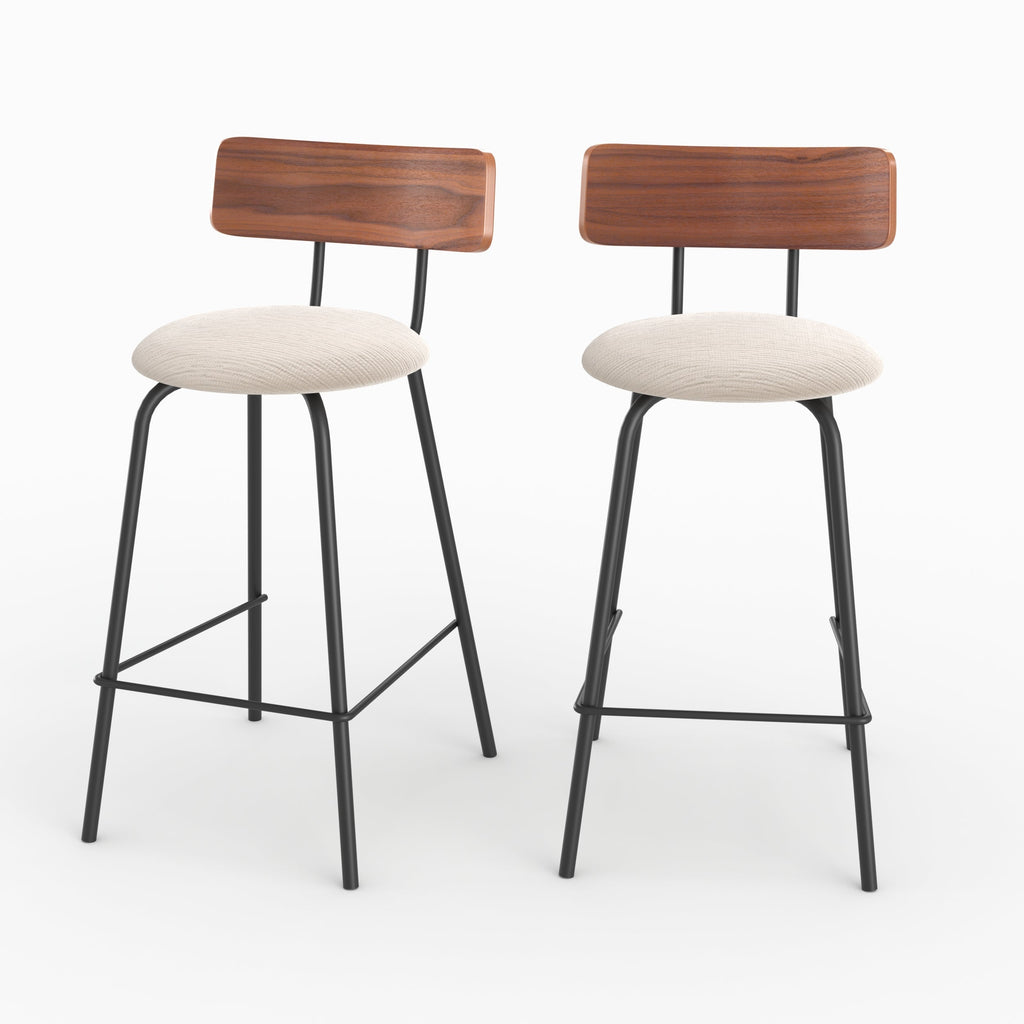 lot 2 alize chaises tissu beige hauteur 64cm