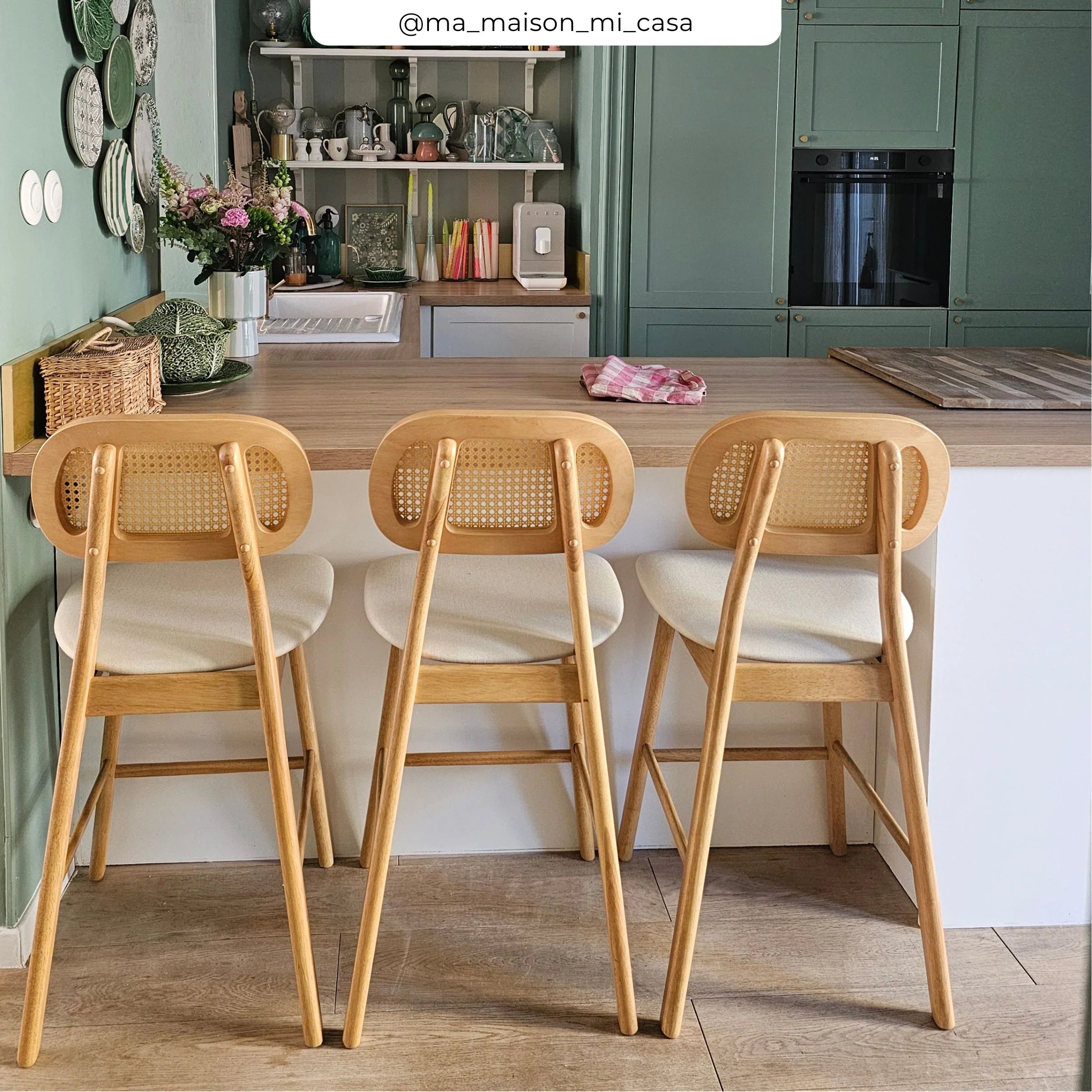 Tabouret De Bar Maria - Beige