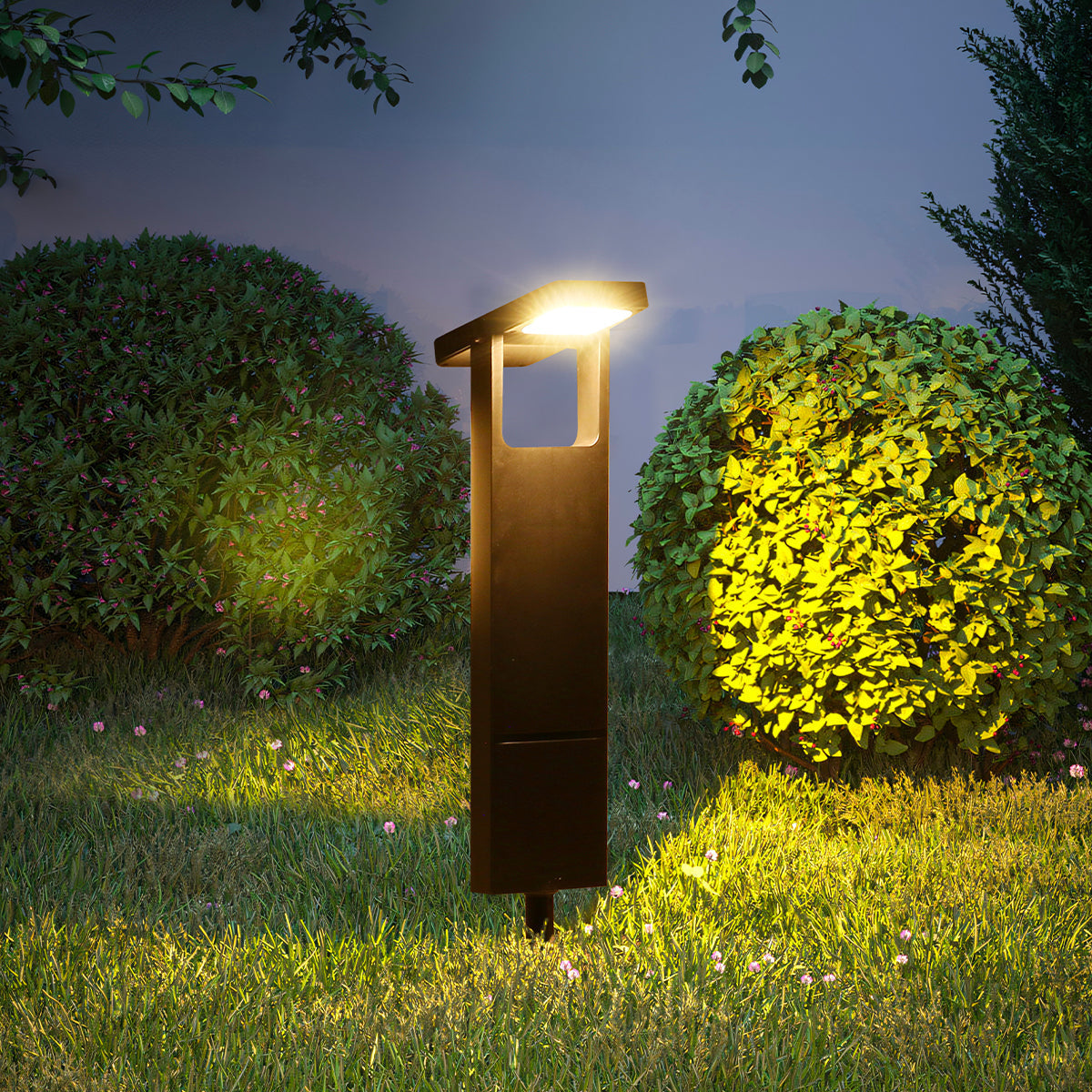 Brity - Borne & Potelet Solaire - Plastique - Noir