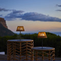 Raffy - Lampe De Table Sans Fil - Polyrotin - Beige