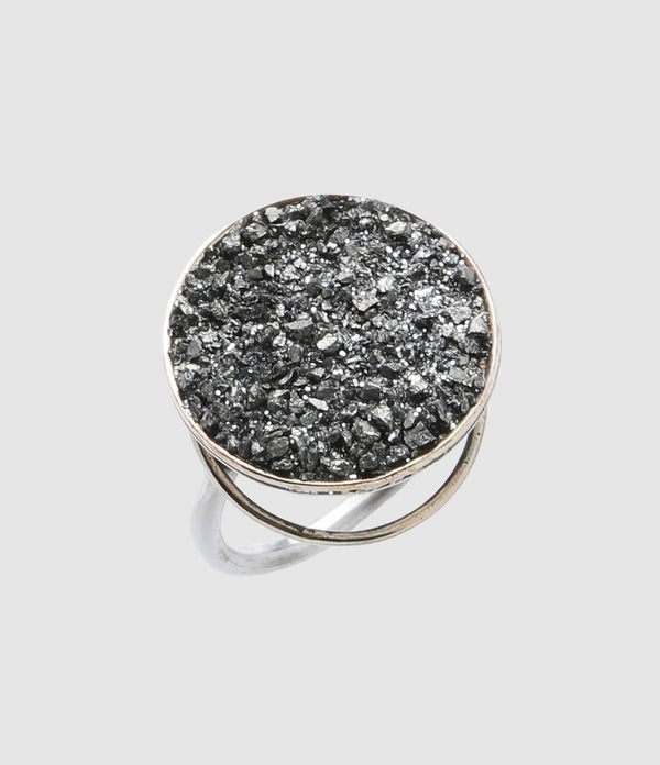 Lsonge - Bague Sublime Xl Articulée Bliss Pyrite Or - Femme
