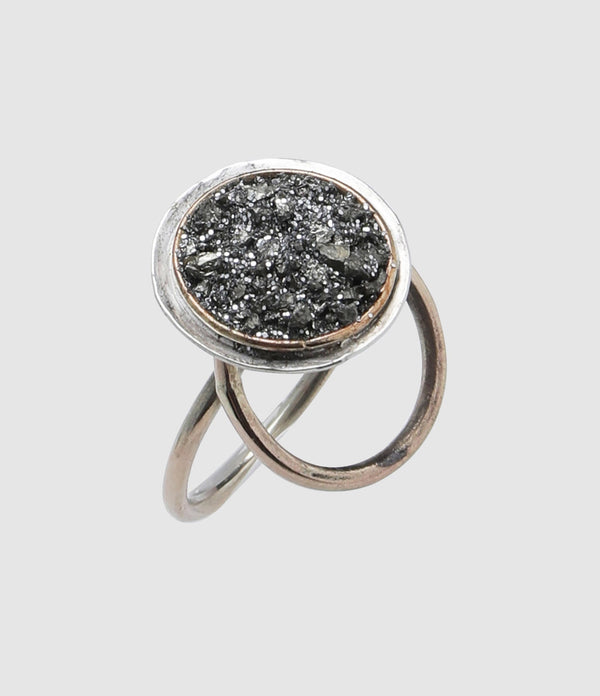 Lsonge - Bague Sublime Articulée Bliss Pyrite Or - Femme