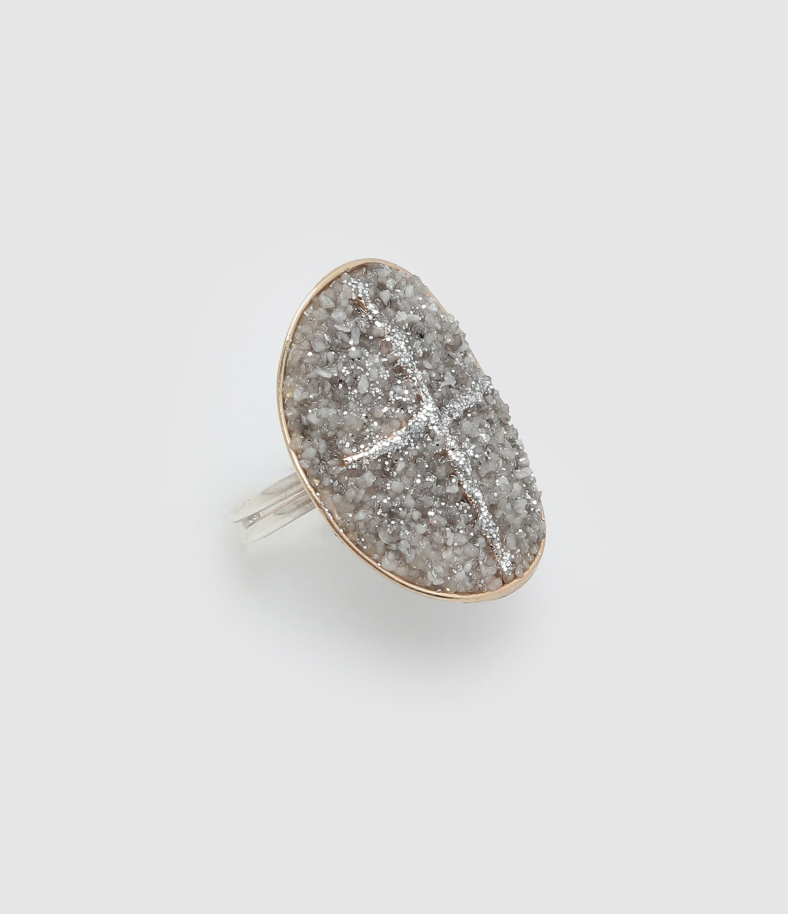 Lsonge - Bague Sublime Stella Croix Ovale Or - Femme