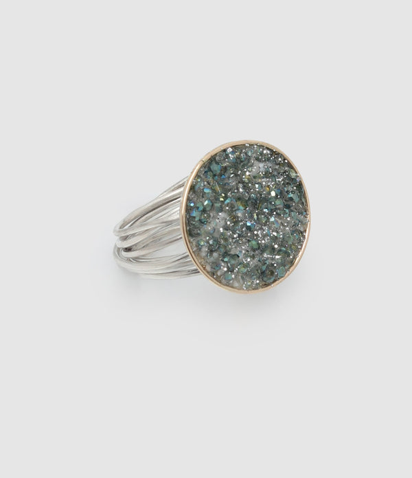 Lsonge - Bague Sublime Spirale Stone Or - Femme