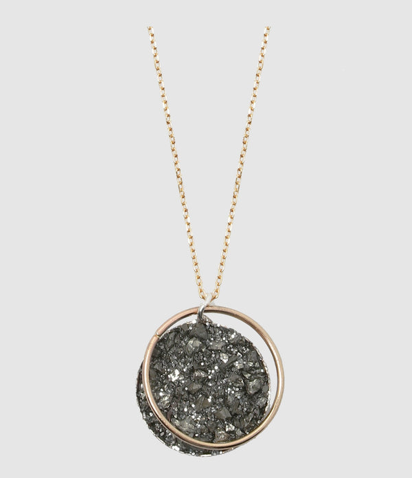 Lsonge - Collier Sublime Bliss Pyrite Or - Femme