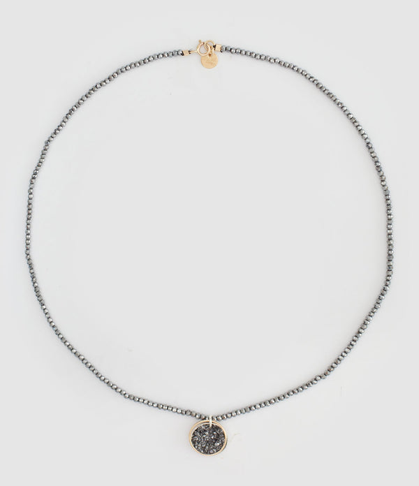 Lsonge - Collier Sublime Bliss Stone Cristal Dark - Femme