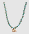 Lsonge - Collier Stone Pépite Cristal Military Or Jaune - Femme