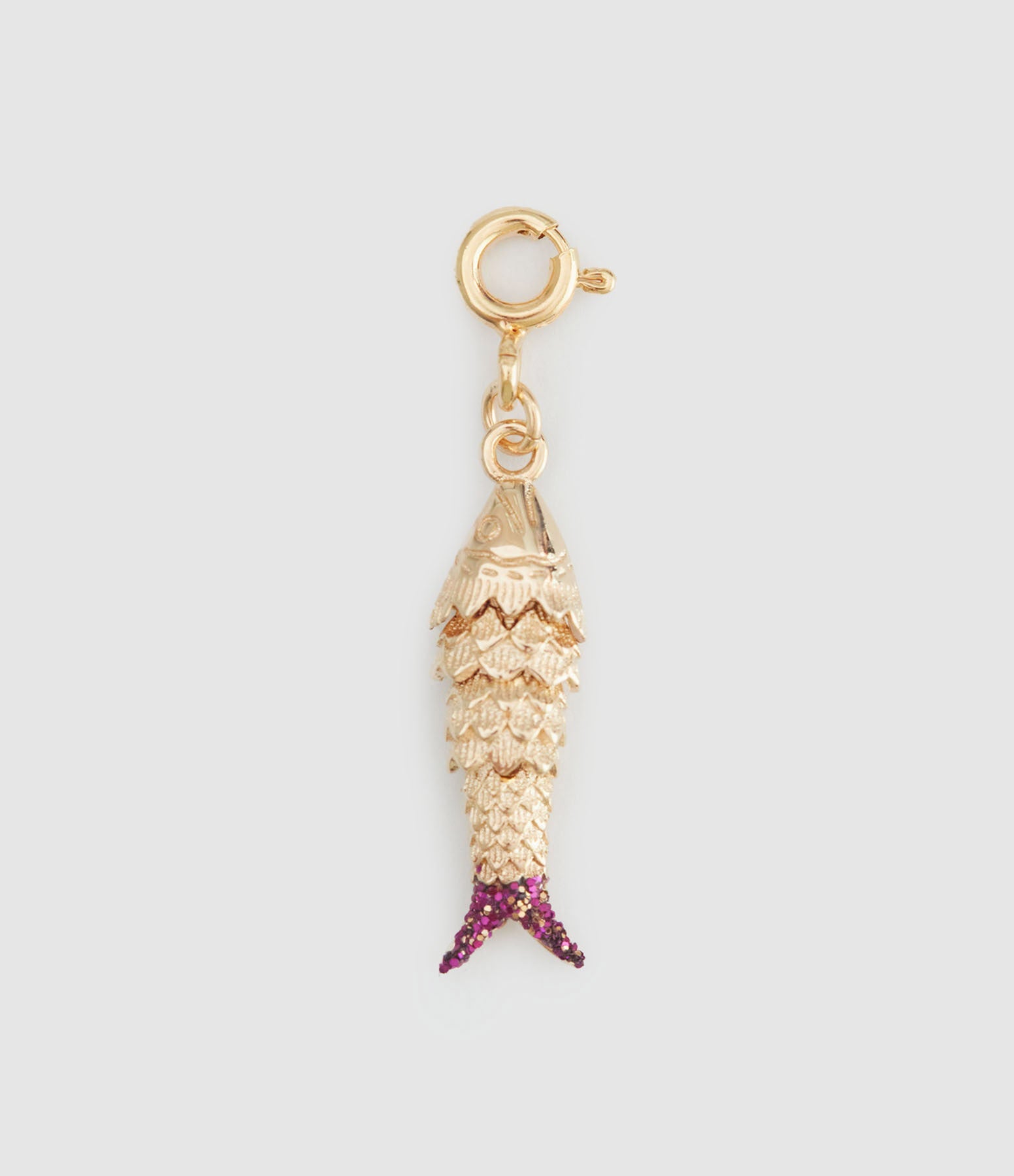 Lsonge - Pendentif Les Loulous Poisson Xs Pail Purple - Femme