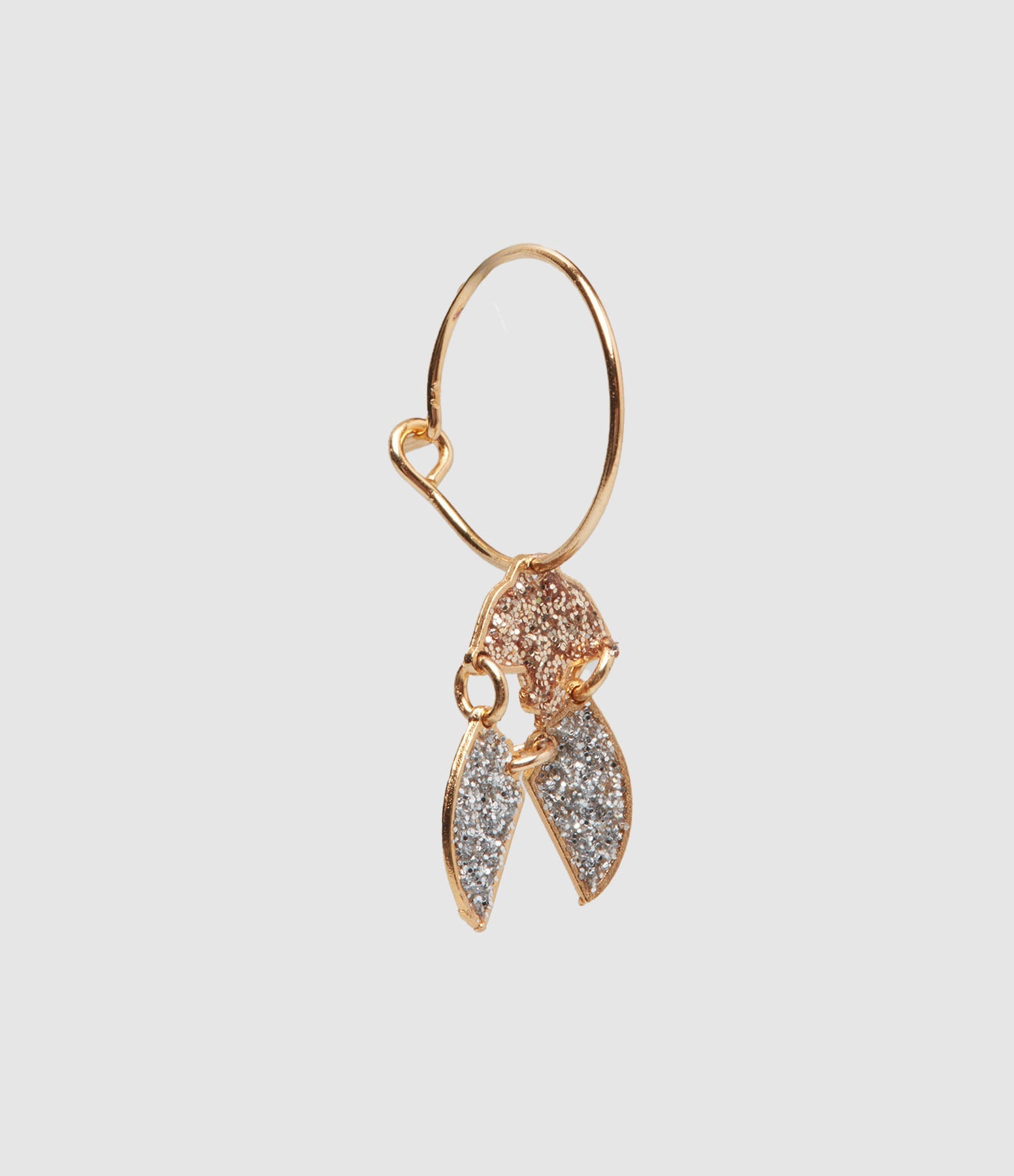 Lsonge - Créole Scarabée Khépri Diamanté (Vendue À L'Unité) - Femme